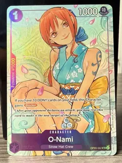O-Nami (Illustration Box Vol.1) OP05-062 One Piece Promotion Cards Foil - Image 1