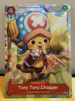 One Piece TONY CHOPPER ST21-008 ALT ART Foil NEAR MINT - Image 2