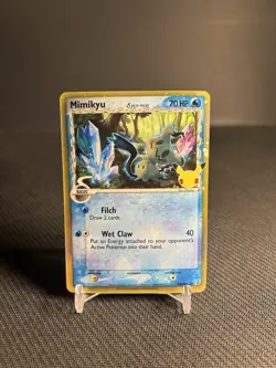 Pokemon TCG Mimikyu (Delta Species) SWSH136 Sword & Shield Promo Cards Holo NM - Image 1