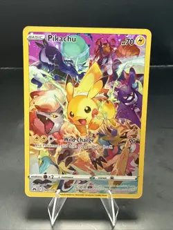 Pokemon TCG Pikachu 160/159 Crown Zenith Secret Rare Full Art Holo Card G - Image 2