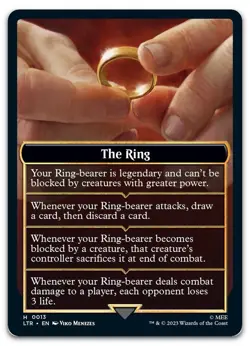 The Ring Helper Card #13 (NM) Lord of the Rings LTR Magic MTG - Image 1