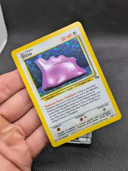 Ditto 3/62 Holo Fossil Set Pokemon Card WOTC LP-NM - Image 2