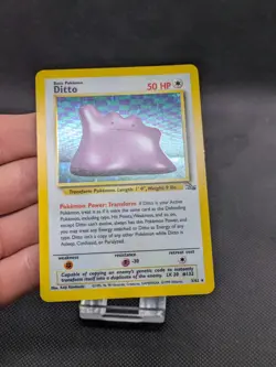 Ditto 3/62 Holo Fossil Set Pokemon Card WOTC LP-NM - Image 3
