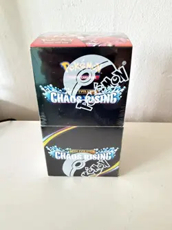 Chaos Rising Half Booster Boxes 18 Packs Total New Sealed Pokemon TCG Cards - Image 1