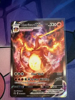 Pokemon TCG Charizard VMAX SWSH261 Holo Promo Card Near Mint Condition - Image 1
