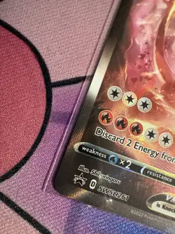 Pokemon TCG Charizard VMAX SWSH261 Holo Promo Card Near Mint Condition - Image 5