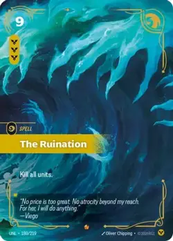The Ruination 180/219 Epic Riftbound Unleashed Card - Image 1