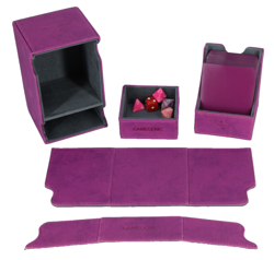 Gamegenic Deck Box Set Pink/Purple w/ Dice Tray Card Case Mats & Dice Lot - Image 1