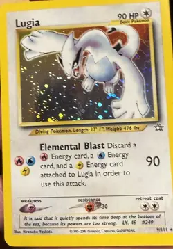 Lugia Neo Genesis Holo Rare Card 9/111- Will Ship In Ultrapros - Image 5