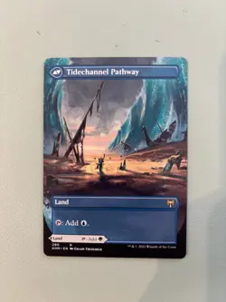 Tidechannel / Backchannel Pathway Magic the Gathering MtG Trading Card - Image 1