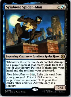 Symbiote Spider-Man R Marvel's Spider-Man 156 NM - Image 1