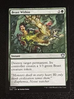 MTG Commander: Secrets of Strixhaven Beast Within 0263 NM - Image 1