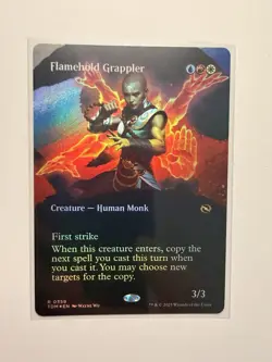 Flamehold Grappler (Borderless) (FOIL) ✅Tarkir Dragonstorm ✅ Magic (mtg) - Image 1