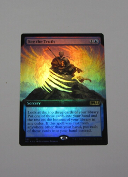 See the Truth - showcase foil - magic the gathering near mint - Image 1