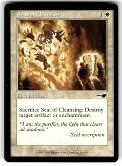Seal of Cleansing Nemesis Regular MTG - Image 1