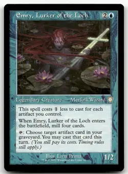 Emry, Lurker of the Loch (Retro Frame) #81 (NM) Brothers' War BRC Magic MTG - Image 1