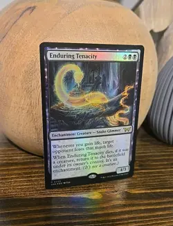 1x FOIL Enduring Tenacity NM - Duskmourn: House of Horror Magic Rare MTG DSK - Image 3