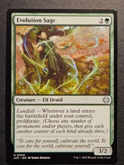 Evolution Sage U Commander: The Lost Caverns of Ixalan 0240 NM - Image 1