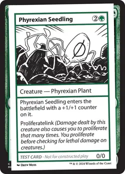 Phyrexian Seedling NonFoil Mystery Booster 2 581 NM MTG - Image 1