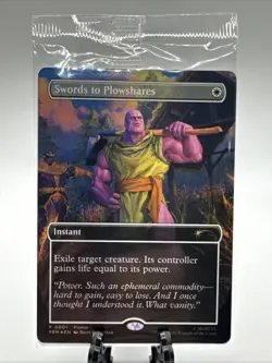 SWORDS TO PLOWSHARES PSA Magazine Promo THANOS 2026 Wizards Of The Coast MARVEL - Image 1