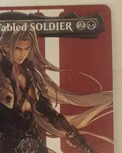 MTG - Sephiroth, Fabled SOLDIER (borderless) (382) (FIN) - Image 4