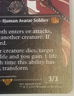 MTG - Sephiroth, Fabled SOLDIER (borderless) (382) (FIN) - Image 5