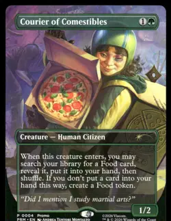 Courier of Comestibles (Borderless) 4 Unique and Miscellaneous Promos MTG NM - Image 1