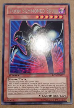YUGIOH TOON SUMMONED SKULL RARE 1ST EDITION LCJW-EN237 - Image 1