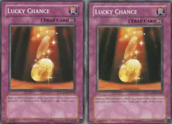 2x YUGIOH Lucky Chance Light of Destruction LODT-EN078 Common Unlimited LP - Image 1