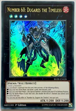 BLHR-EN028 Number 60: Dugares the Timeless - Ultra Rare 1st Ed Near Mint YuGiOh - Image 1