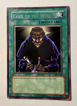 Yugioh: Exile Of The Wicked - TP4-008 - Rare - LP Tournament Pack 4 - Image 1
