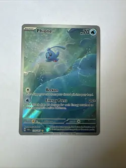 Pokemon TCG Phione Card 175/167 IR Sv06: Twilight Masquerade 2024 NM Condition - Image 1