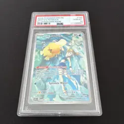 Pokemon Misty's Psyduck Illustration Rare Card 193/182 Destined Rivals PSA 10 - Image 1