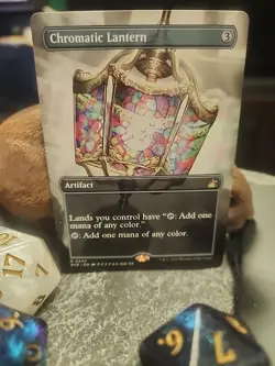 MTG Chromatic Lantern - Borderless anime art - Ravnica Remastered #0442 - Image 1