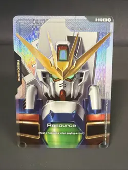 Bandai Gundam Card Game Gundam X Resource Holo Card R-016 - Image 1