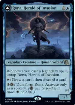 Rona, Herald of Invasion (Foil) - March of the Machine - Magic MTG NM - Image 1