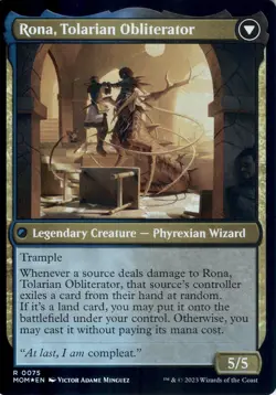 Rona, Herald of Invasion (Foil) - March of the Machine - Magic MTG NM - Image 2