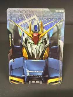 Bandai Gundam Card Game Zeta Gundam Resource Holo Card R-018 - Image 1