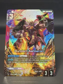 Gundam Ashtaron Alternate Art GD02-040 R+ NM Gundam Card Game - Image 1