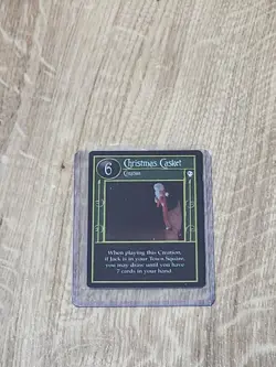 NEW Christmas Casket Ultra Rare Foil card Nightmare before Christmas tcg - Image 1