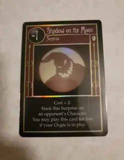 The Nightmare Before Christmas TCG Ultra Rare Foil Shadow on the Moon Card Oogie - Image 1
