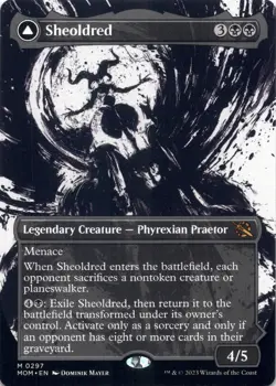 Sheoldred // The True Scriptures (Showcase) March of the Machine - Magic MTG NM - Image 1