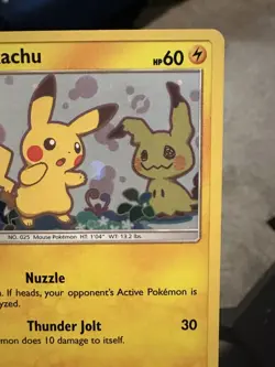 2019 Pokemon SM Black Star Promo #SM162 Pikachu Holo Card - Image 4