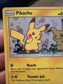2019 Pokemon SM Black Star Promo #SM162 Pikachu Holo Card - Image 5