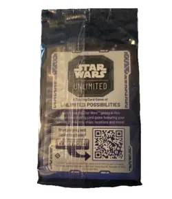 Star Wars Unlimited Grogu Leader Promo Foil Sealed 2 Card Mandalorian AMC Pack - Image 2