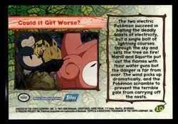 Could It Get WorseU #10 Pokemon 1999 Topps The Movie 2000 Trading FOIL Card NMMT - Image 2