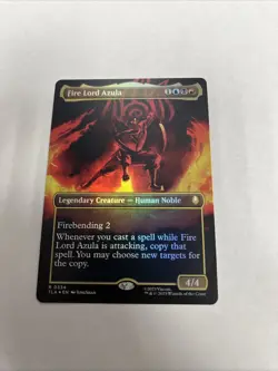 Fire Lord Azula Borderless Foil Card #0334 MTG LP - Image 1