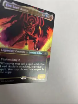 Fire Lord Azula Borderless Foil Card #0334 MTG LP - Image 2
