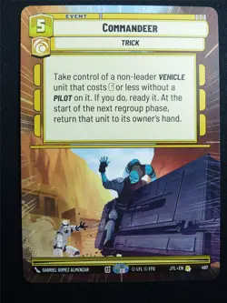 Commandeer 497 Hyperspace - Star Wars Unlimited Card #4IR - Image 1