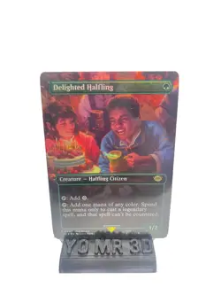 MTG Delighted Halfling The Lord of the Rings: Tales of Middle-earth 402 Foil... - Image 1